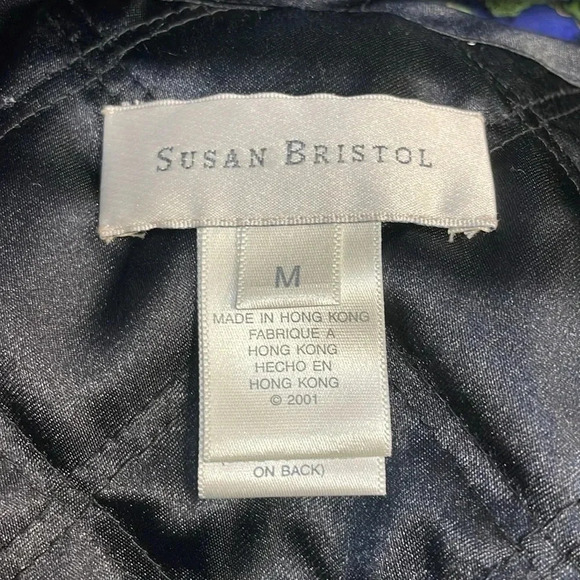 Vintage Susan Bristol 2001 Satin Quilted Equestrian Style Vest Size Medium - Picture 7 of 7